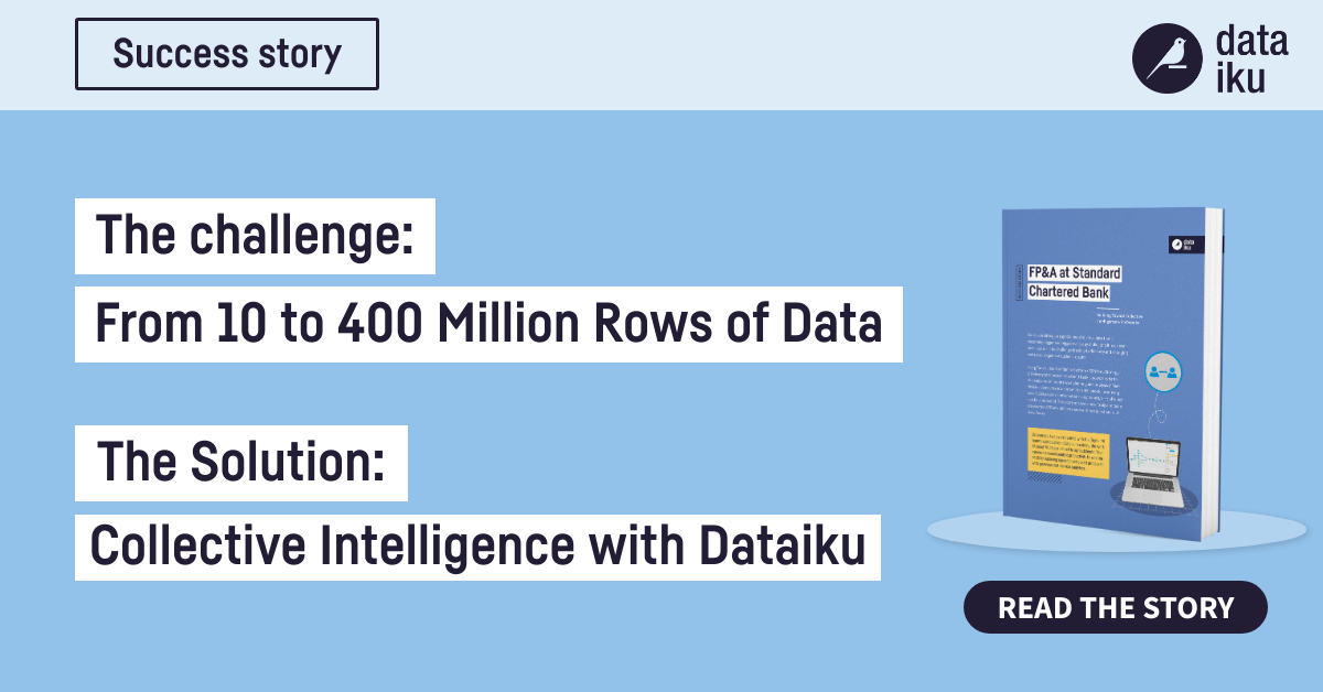 Standard Chartered Bank Dataikuを活用した集合知の構築